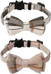 Breakaway Cat Collar with Bells - 2 Pack Cat Collar with Bells, Cat Collars