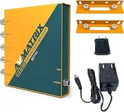 Avmatrix SD1141 Distribution Amplifier 1 Input 4 Output Audio Video SD HD 3G-SDI Splitter Support 1080P for Projector Monitor