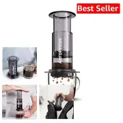 Compact Black Coffee Maker – 3-in-1 Brews Espresso & Full-Bodied Coffee