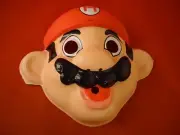 Super Mario Bros. Nintendo NES Era Halloween Costume Mask 1988 NOA *NEW*