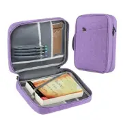 Bible Cover Bag with for Womenen, Scripture Study Carrying Book Cover M Violet