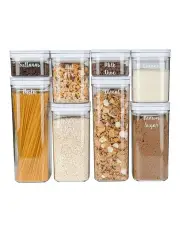 [Little Label Co] White Flip Canister Value Pack x 8