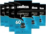 [Lavazza] Espresso Maestro Decaf (DEK) Aluminum Capsules Compatible with Nespresso* Original Machines, Medium Espresso Roast, Arabica and Robusta Blend (60 Capsules)