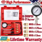 Gas Petrol Engine Cylinder Compression Test Tester Gauge Kit for Car Motorcycle