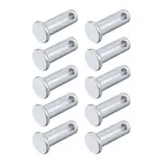 Clevis Pins (8mmx20mm) 12Pcs, Single Hole Flat Head Carbon Steel Fastener Pin