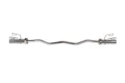 NNEDSZ Olympic Curl Bar Barbell Heavy Duty EZ with Spring Collars