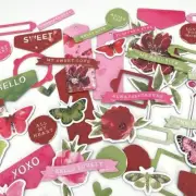 ARToptions Rouge Chipboard Element Set - 49 and Market