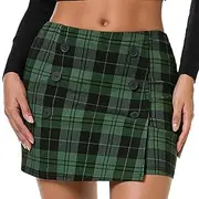 [Generic] Women's Mini Skirt, Pencil Skirt, High Elastic Wasit Wrapped Hip Short Skirt - Trendy Sexy Fashion Outfit - Split Bodycon Midi Skirt Casual Office Skirt - Relaxed Fit A Line Work Clothes Skirt