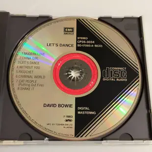 [大衛音樂] David Bowie-Let's Dance 日盤