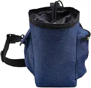 Chalk Bag Bucket | Chalk Storage Organizer with Zippered Pocket and Adjustable Waist Belt - Organizer Pack, Drawstring Closure Bag for Adults