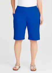 [Taking Shape] Taking Shape Expose Short Size 16 in Coastal Blue, Viscose - Plus Size Women's Clothing Coastal Blue