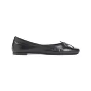 [Khaite] Khaite-Black Lamb Leather Charlotte Ballerina-Donna 37 IT