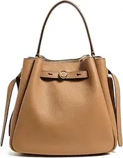 [Tory Burch] Women's Romy Pebbled Small Bucket Bag