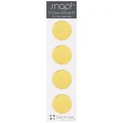 Three By Three Snap! Super Strong Magnets Gold 4 Pack