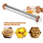 Stainless Steel Adjustable Mat Dough Roller Rolling Pin Baking Tools Bakeware