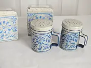 Avon pair COUNTRY TALC SHAKER sweet honesty perfumed NOS NIB vintage FULL