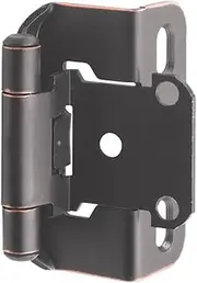 [Amerock] BPR7550ORB Self-Closing Partial Wrap Overlay Hinge Oil-Rubbed Bronze (10 Pair)