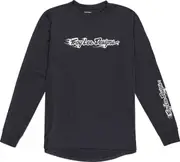 Troy Lee Designs Ruckus Burn Out Ride Long Sleeve, black-carbon, Size L for Men Black Carbon