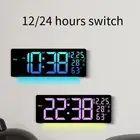 Remote Controlled Large Digital Clock with Date Week and Temperature Readout