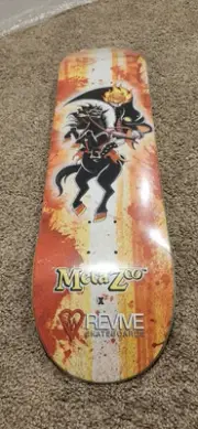 Metazoo X Revive Headless Horseman Skateboard Deck Blue