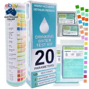 20-In-1 Drinking Water Test Kit | 125 Testing Strips | 2 Bacteria Tests | at Hom
