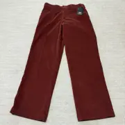 NWT Dickies Corduroy Fired Brick Red Pants Regular Fit Men's Size 32x32