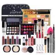 Makeup Brush Cosmetics Gift Include Eyeshadow Palette Lipstick For Mascara Foundation Face KIT05