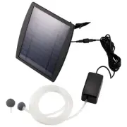 Aquarium Air Pump Oxygenator, 2.5W Solar Air Pump with 2 Air Bubble Stones,7066