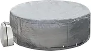YUJHON Thermal Hot Tub Cover, Small Round Outdoor Spa Cover Protector for Outdoor (180cm x 66cm)
