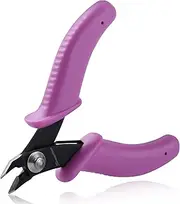 SPEEDWOX 3 Inch Flush Cutters for Jewellery Making Precision Electronics Flush Cutter Diagonal Cutting Pliers Craft Wire Cutters for Crafting Micro Cutter Soft Wire Cutters for Jewellery Wires