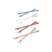 [160PCE] Swosh Bobby Pin Colourful Premium Metallic Crimped Grip Hairpins, Coloured Bobby Pins