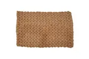 Solemate Coir Rope Knit Weave 60x90cm Stylish Outdoor Entrance Doormat