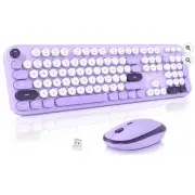 Wireless Keyboard and Mouse Set, SQMD Full Size Keyboard Number Pad, 2.4G USB