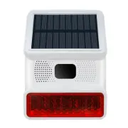 Solar Strobe Alarm Light Sound Flash Outdoor Alarm Siren for 433MHz Wifi2164