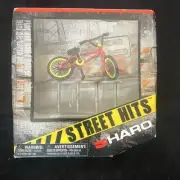 Flick Trix Street Hits Haro BMX Finger Bike W/flat Bar Rail NEW Damaged Box