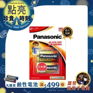 【Panasonic 國際牌】大電流鹼性電池(1號2入)