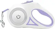 Parliky Led Illuminated Dog Lead Telescopic Dog Leash Traction Control Perfect for
