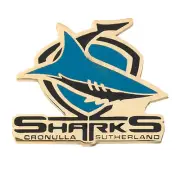 Cronulla Sharks NRL Lapel Pin Badge Enamel Fathers Day Birthday Christmas Gift