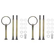 2 Set 3-Tier Cupcake Stand Hardware Fitting for Cake Stand, Ring Bronze
