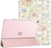 ProCase for iPad Air 13 Inch Case 2025 M3/2024 M2, Slim Smart Cover iPad 13 Air M3 M2 Case with Translucent Hard Shell Back, Supports Touch ID, Auto Wake/Sleep -Rose