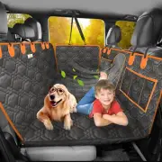 Homcolorful Dog Car Seat Cover Holds 330lbs Waterproof & Scratch-Proof Backse...