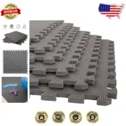 Non-Toxic Interlocking Foam Tiles - 72 SQ FT for Safe Exercise & Play Areas