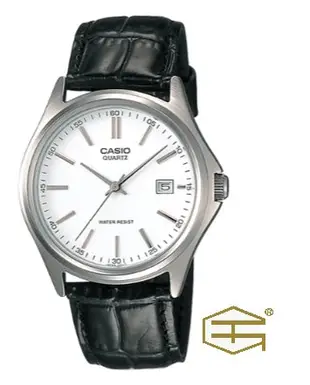 【天龜 】CASIO  簡潔白 日期石英錶  MTP-1183E-7A