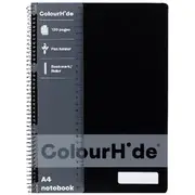 ColourHide A4 Recycled Notebook 120 Page Black
