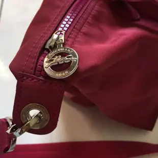 Longchamp 厚尼龍短提把兩用水餃包 背帶短把兩用包 手提包 斜背包 側背包 法國製 正品