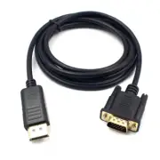 DP to VGA Adapter Cable Display Port Male to VGA Male Converter Connecter D