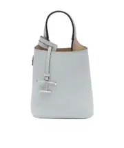 Tod's T-Timeless Pendant Detailed Micro Tote Bag One size Gray