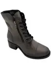 Miz Mooz Leather Lace-Up Boots Jayla Graphite