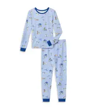 BedHead Pajamas Unisex Festival Of Lights Long Sleeve Pajama Set - Little Kid, Big Kid