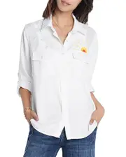 Billy T Hello Sunshine Embroidered Denim Shirt